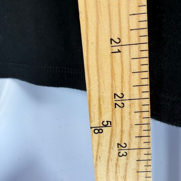 VTG Lauren Ralph Lauren 1x plus women black rhinestone sequin logo blouse knit - Picture 4 of 7